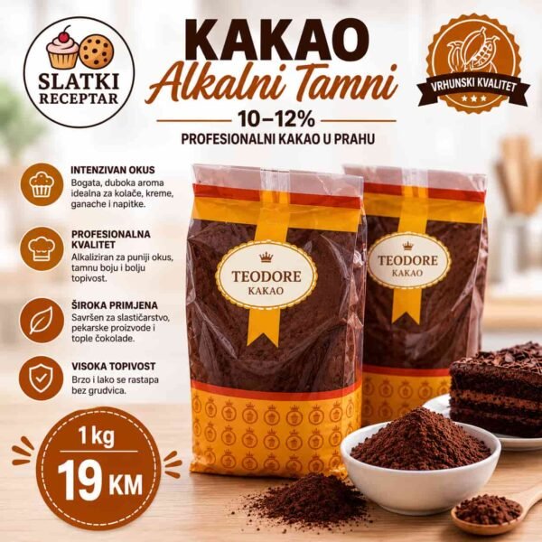 Alkalni tamni kakao u prahu