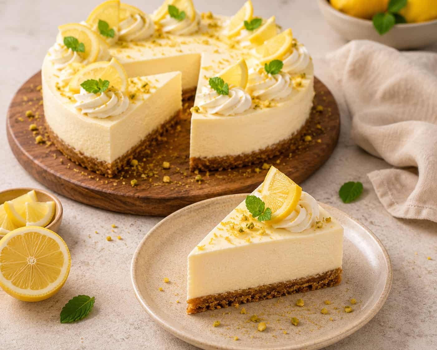 Cheesecake s limunom bez pečenja