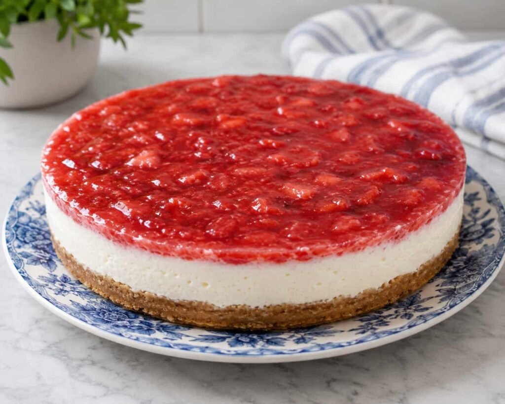 Cheesecake sa ABC sirom i voćnim preljevom