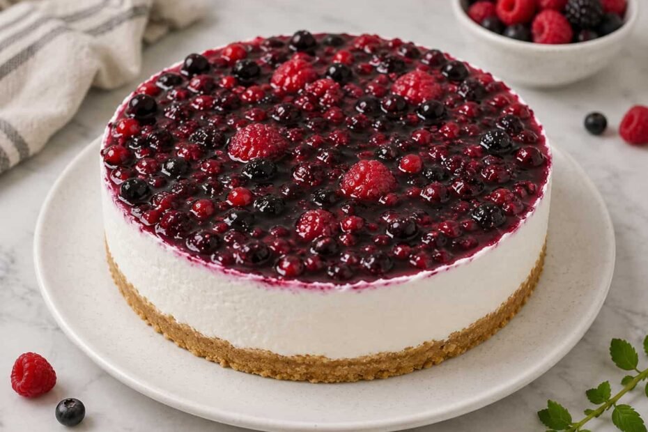 Cheesecake sa šumskim voćem recept