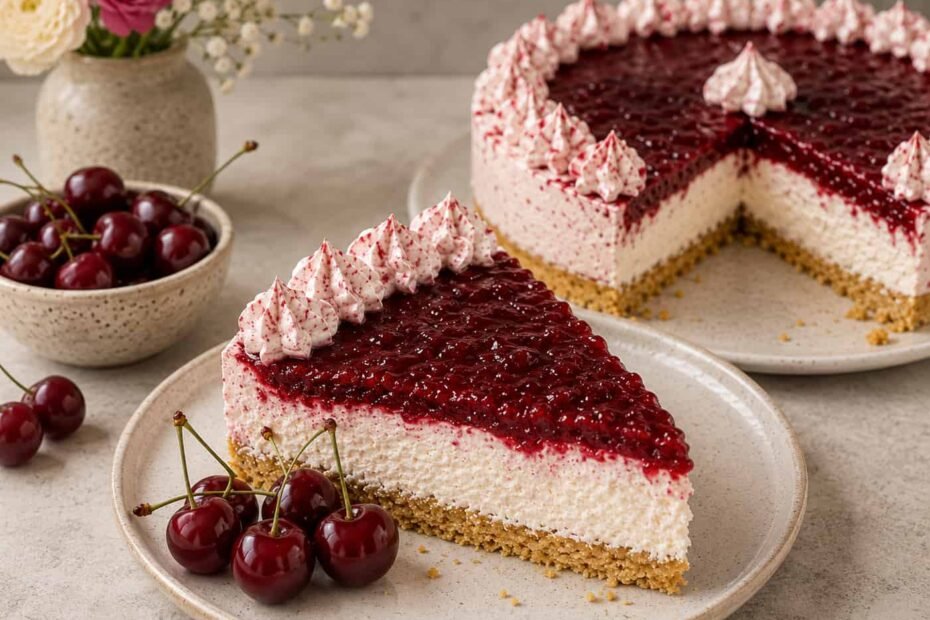 Cheesecake sa višnjama i Plazma keksom recept