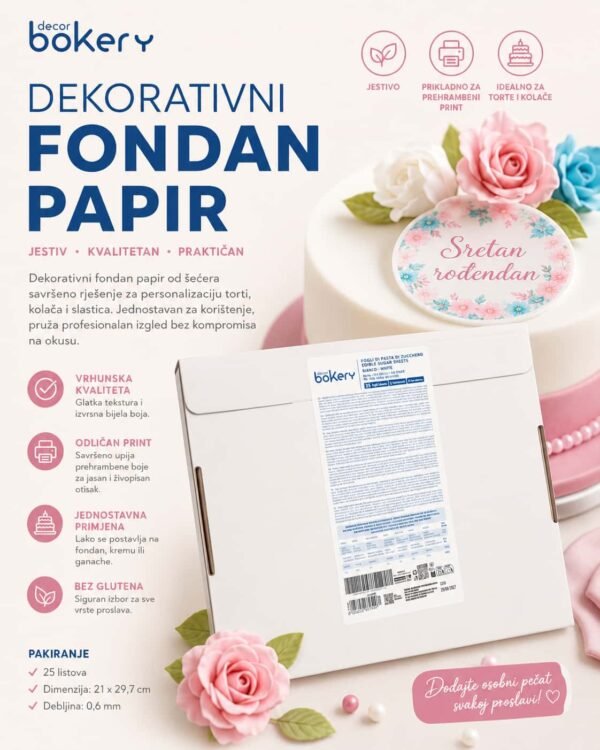 Dekorativni fondan papir