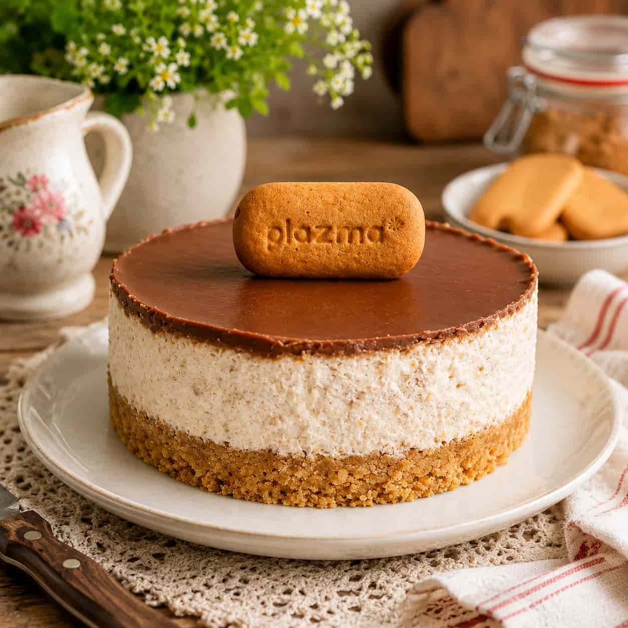 Plazma cheesecake bez pečenja s kremastim punjenjem