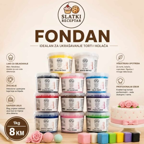 RAPYO Fondan za Torte i Kolače