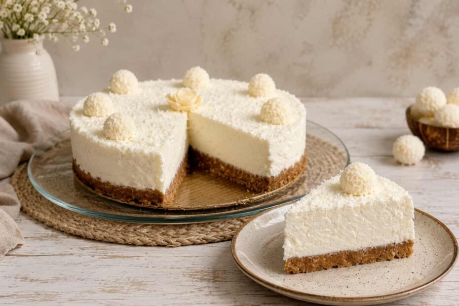 Raffaello cheesecake recept