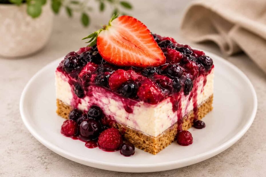Ricotta cheesecake s bobičastim voćem