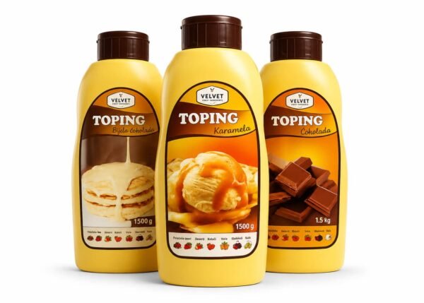 Toping za palačinke, sladoled i deserte 1,5 kg – 5 okusa | Velvet