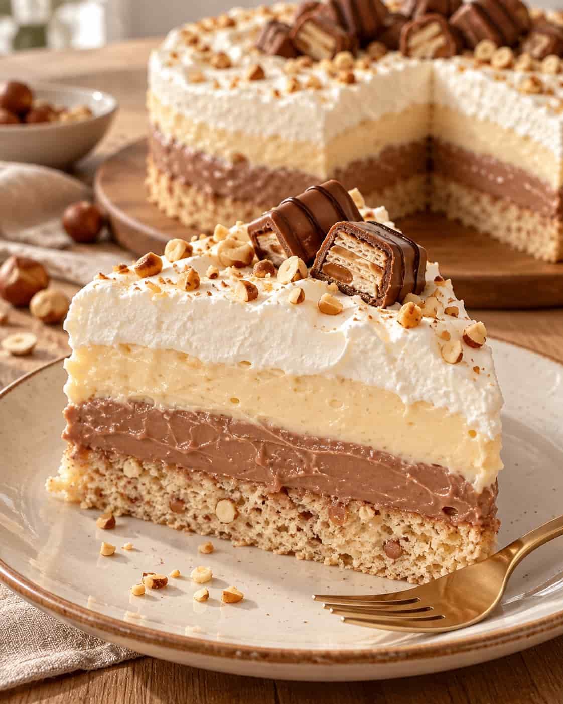 Kinder Bueno torta – kremasta torta s lješnjacima