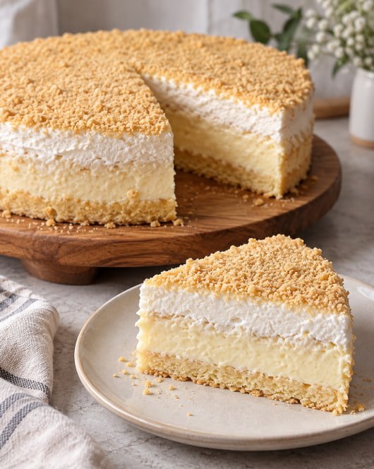Pijesak torta – kremasti recept s Plazmom, kokosom i orasima