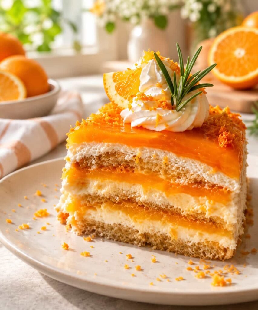 Kremasti tiramisu s narandžom bez pečenja