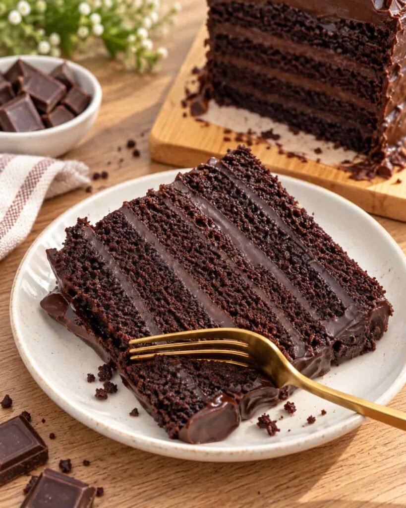 Matilda čokoladna torta – sočni biskvit i bogata fudge krema