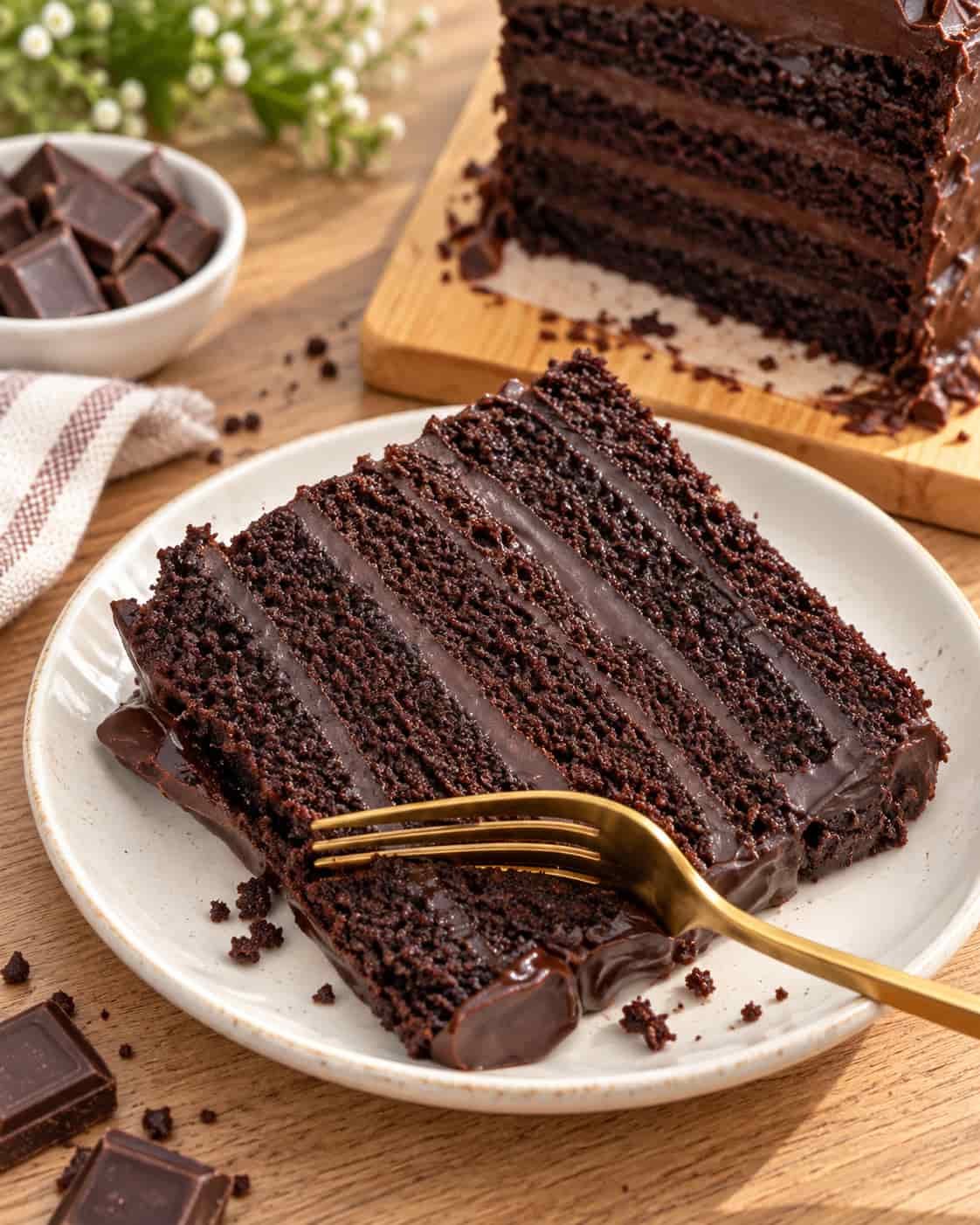 Matilda čokoladna torta – sočni biskvit i bogata fudge krema