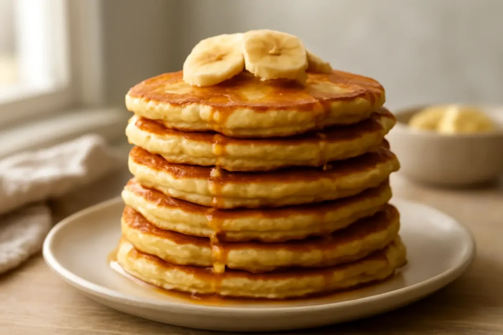 Američke palačinke s bananom u tijestu