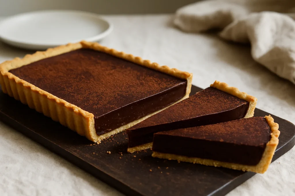 Čokoladni tart s ganache kremom