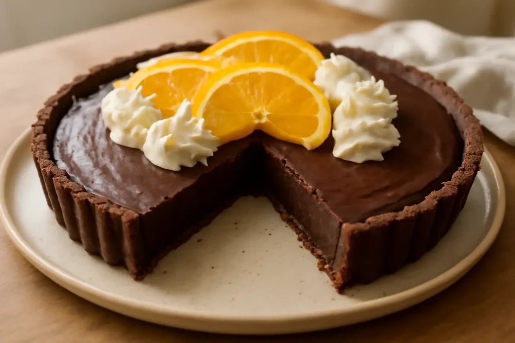 Jafa tart s narandžom i čokoladom