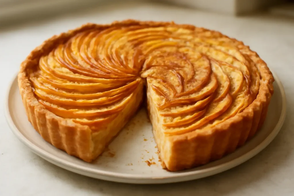 Posni tart s jabukama i cimetom