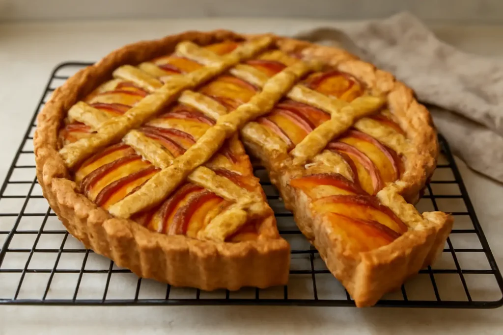 Tart s breskvama i amaretti keksima