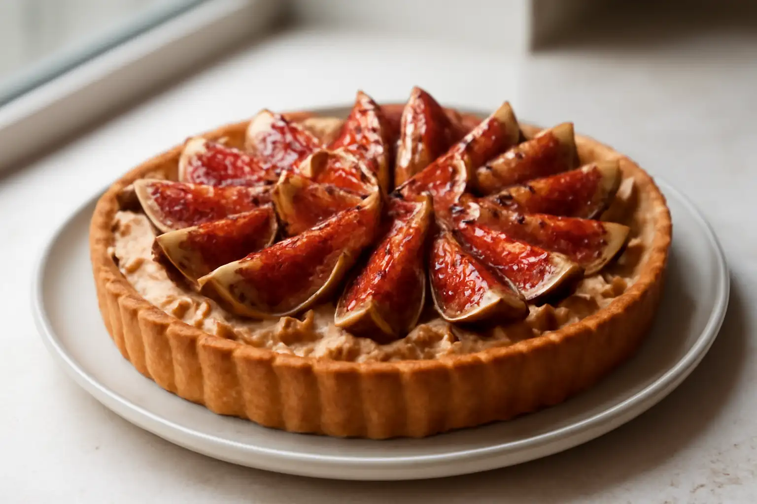 Tart sa smokvama i bademovom kremom