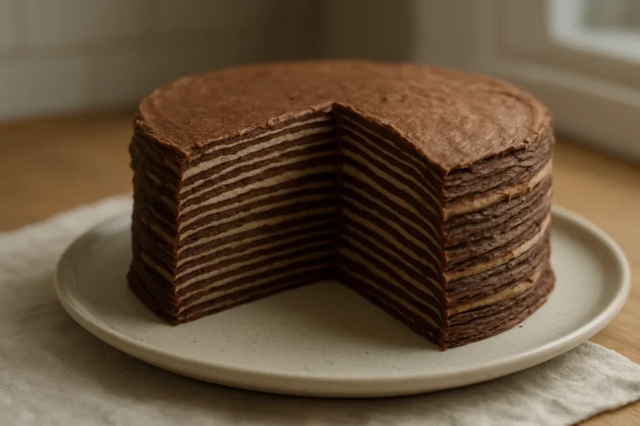Čokoladna torta od palačinki